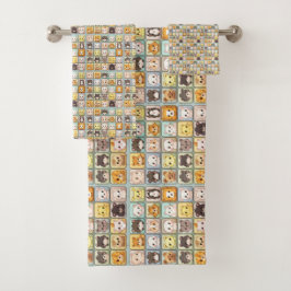 Conjunto De Toalhas Animais de Corte 2