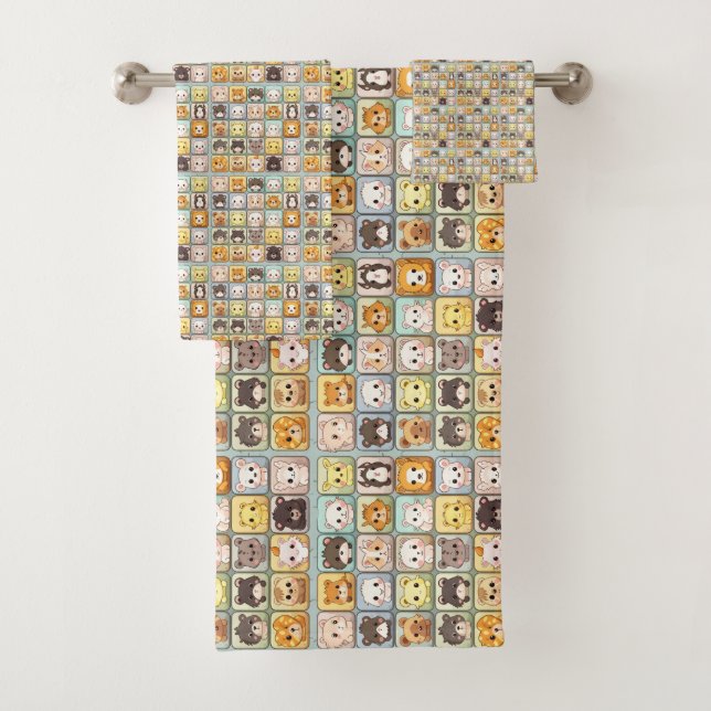 Conjunto De Toalhas Animais de Corte 2 (Insitu)