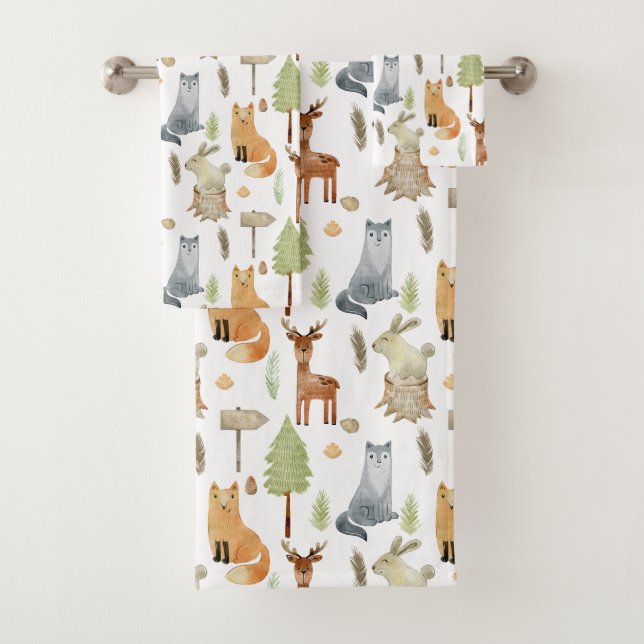 Conjunto De Toalhas Animais de Peste Cura (Insitu)