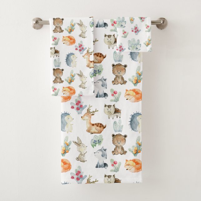 Conjunto De Toalhas Animais de Peste Cura (Insitu)