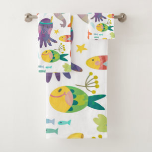Conjunto De Toalhas Animais Engraçados