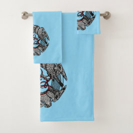 Conjunto De Toalhas Antiguidade: Três Hawks William de Morgan