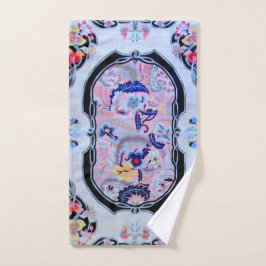 Conjunto De Toalhas Antiguidade Vintage Art Deco Floral