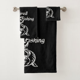 Conjunto De Toalhas Aposentado indo pescar