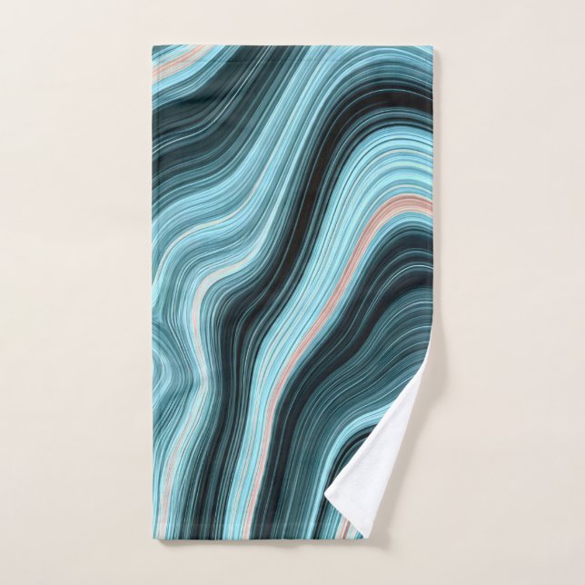 Conjunto De Toalhas Aqua Drift (Toalha de mão)