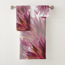 Aquarela Floral Abstrata Pintada à Mão