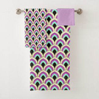 Conjunto De Toalhas Arco Art Déco Bonito