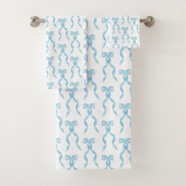 Conjunto De Toalhas Arco Azul rico