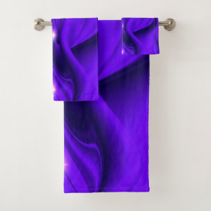 Conjunto De Toalhas Arco-Íris De Flor Roxo Sonha Duas Estrelas