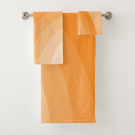 Conjunto De Toalhas Arco-íris Retro Sunburst