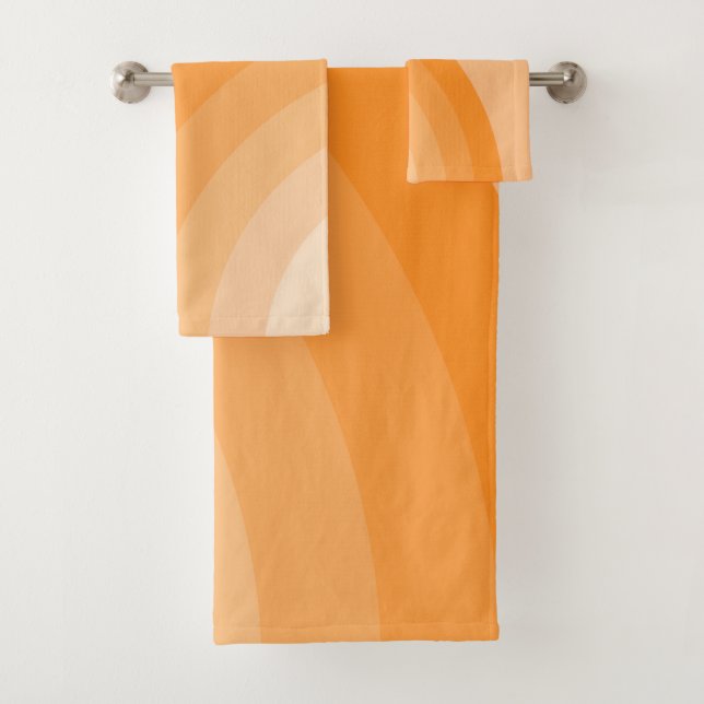 Conjunto De Toalhas Arco-íris Retro Sunburst (Insitu)