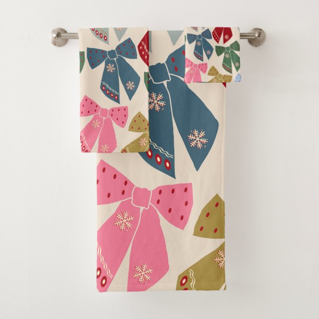 Conjunto De Toalhas Arcos de Natal Coquette (Insitu)