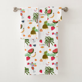 Conjunto De Toalhas armação de vibes tropicais