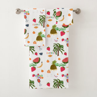 Conjunto De Toalhas armação de vibes tropicais