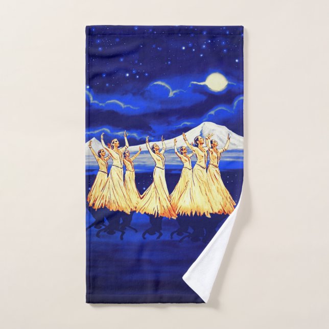 Conjunto De Toalhas Armênio Dancers Towel (Toalha de mão)