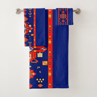 Conjunto De Toalhas Armênio Folk Art Towel