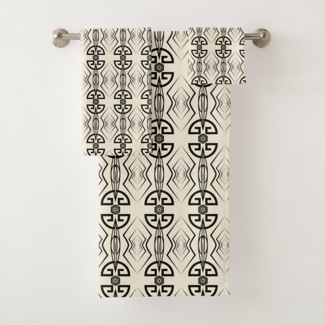 Conjunto De Toalhas Art Deco (Insitu)