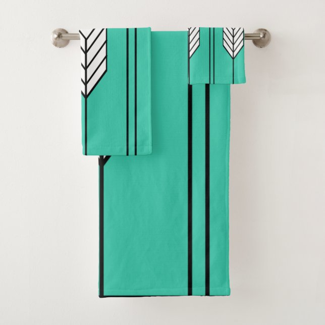 Conjunto De Toalhas Art Deco (Insitu)