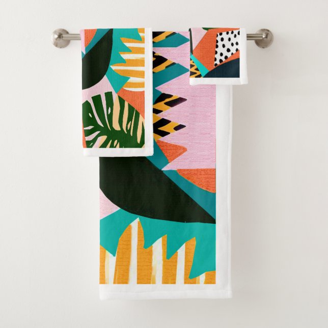 Conjunto De Toalhas Art Deco (Insitu)