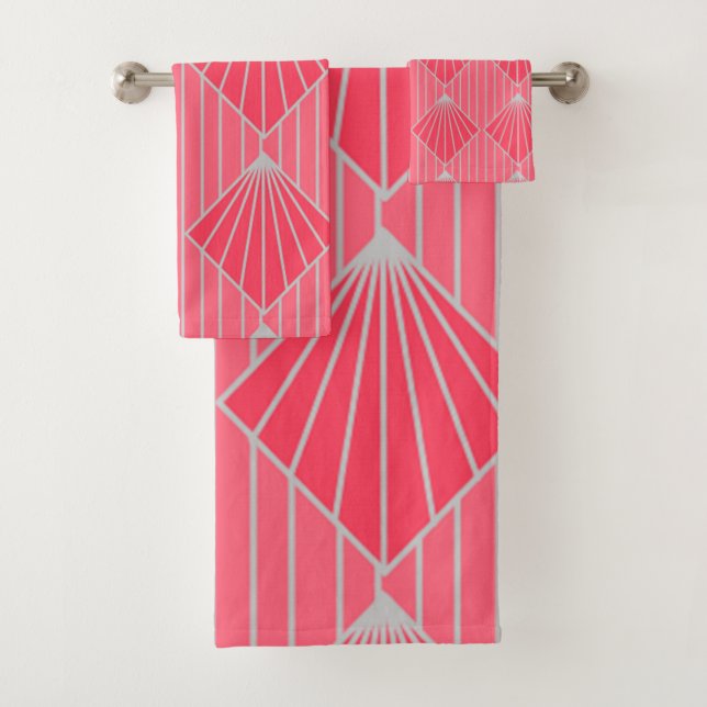 Conjunto De Toalhas Art Deco Clam Shells (Insitu)