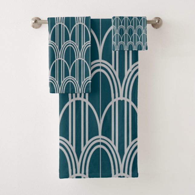 Conjunto De Toalhas Art Deco Domes (Insitu)