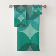 art deco inspirou o teal e o abstrato vermelho