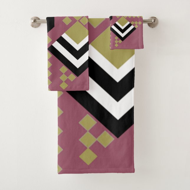 Conjunto De Toalhas Art Deco Quilt (Insitu)