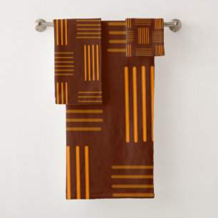 Conjunto De Toalhas Art Deco Weave