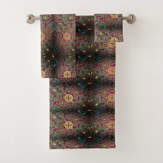 Conjunto De Toalhas Art nouveau Christopher dresser floral art (Insitu)