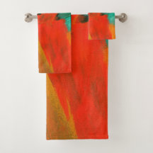 Arte abstracta que pinta o verde Dourado