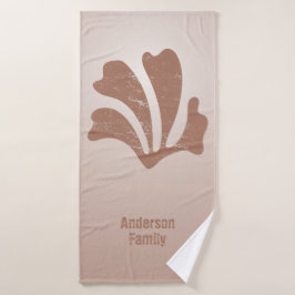 Conjunto De Toalhas Arte Abstrata Algas Pardas, Kelp