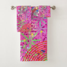 Conjunto De Toalhas Arte abstrata: Sonhos de Verão