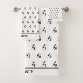 Conjunto De Toalhas Arte Africana, Dançarino Inspiracional Bonito