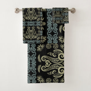 Conjunto De Toalhas Arte Nova Zelândia