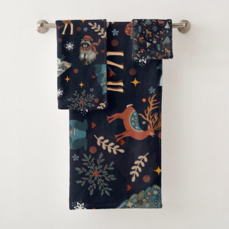 Conjunto De Toalhas Arte popular de Natal