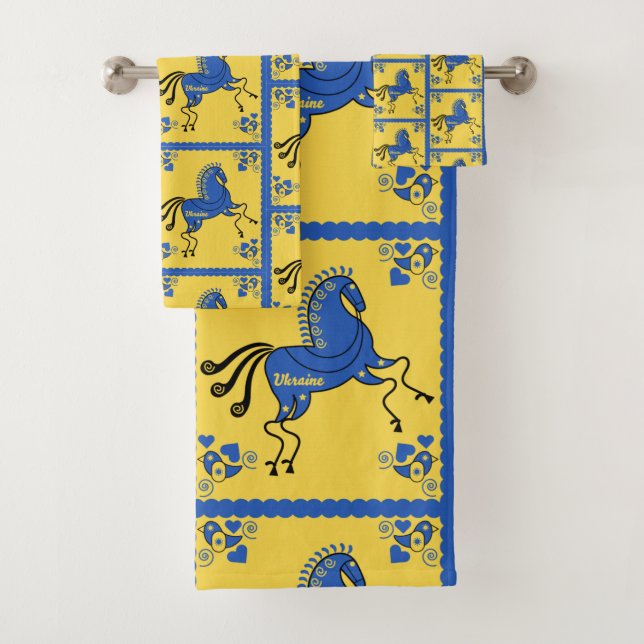 Conjunto De Toalhas Arte popular tradicional da Ucrânia (Insitu)