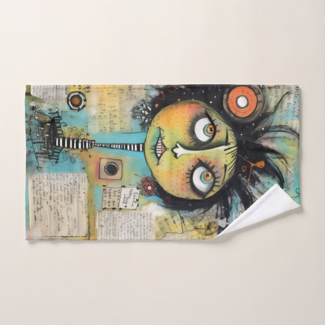 Conjunto De Toalhas ArtLady 19 Encantadora e angustiado (Toalha de mão)