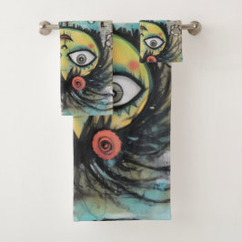 Conjunto De Toalhas ArtLady 4 encantadora e angustiada