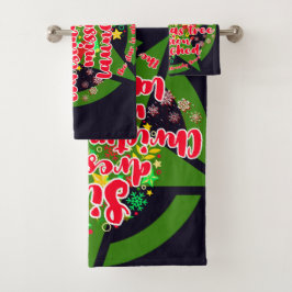 Conjunto De Toalhas Árvore de Natal, missão, exército