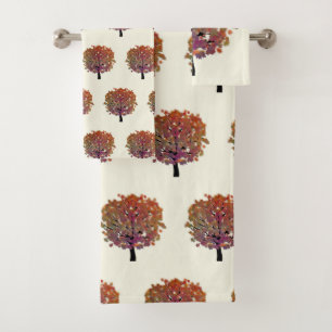 Conjunto De Toalhas Árvore de outono