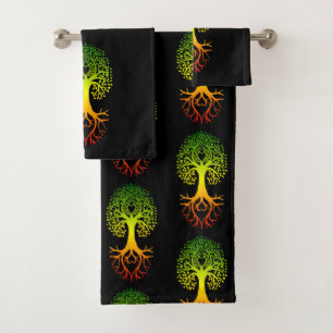 Conjunto De Toalhas Árvore do Coração
