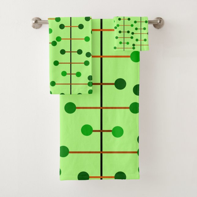 Conjunto De Toalhas Árvores Atômicas (Insitu)