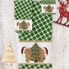 Conjunto De Toalhas Árvores de Teddy Decoram Árvore de Natal