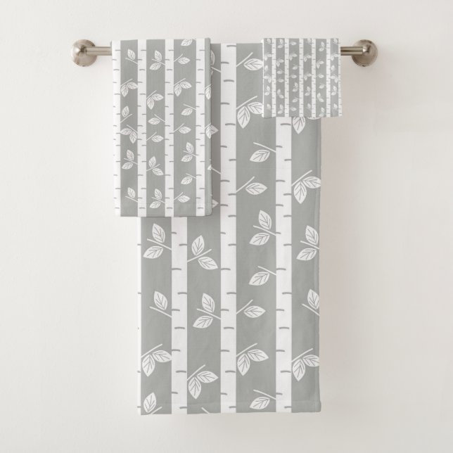 Conjunto De Toalhas Árvores Modernas Aspen (Insitu)