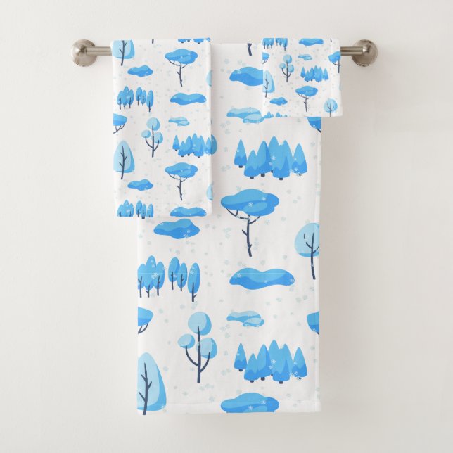 Conjunto De Toalhas Árvores Neves (Insitu)