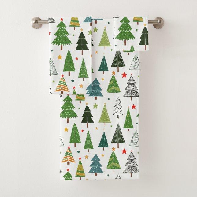 Conjunto De Toalhas Árvores Retroativas (Insitu)