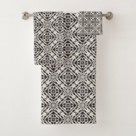 Conjunto De Toalhas Ashwood Noir  
