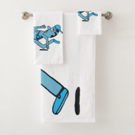 Conjunto De Toalhas Assustador.