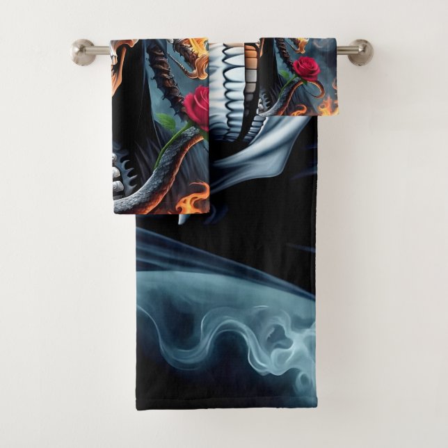 Conjunto De Toalhas Até a Morte, Além da Eternidade.  (Insitu)