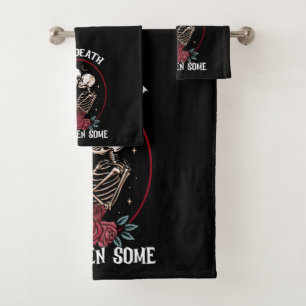 Conjunto De Toalhas "Até o toalete da morte